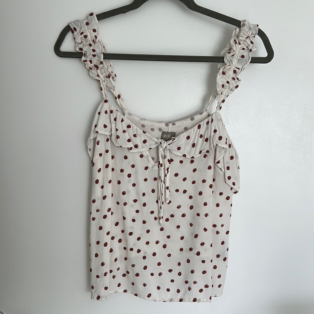 ASOS POLKA DOT TOP